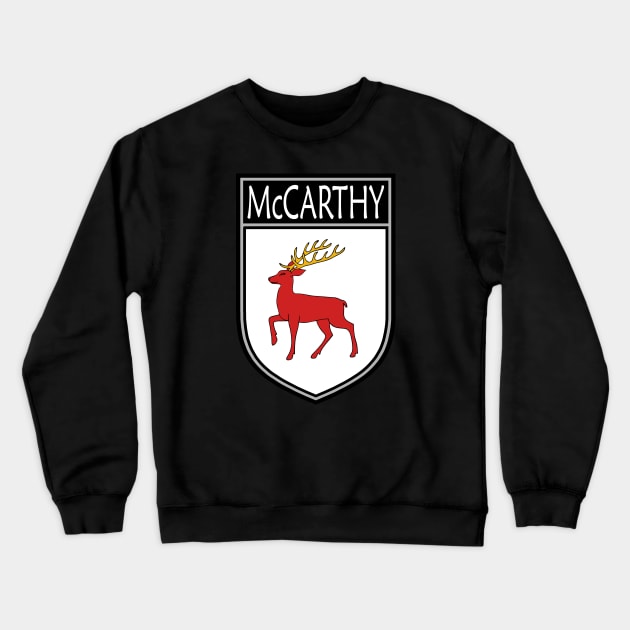 Irish Clan Crest - McCarthy Crewneck Sweatshirt by Taylor'd Designs